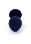 Plug-Jewellery Black Silicon PLUG Medium- Pink Diamond