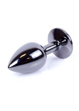 Plug-Jewellery Dark Silver PLUG- Black