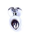 Plug-Jewellery Silver Heart PLUG- Rose