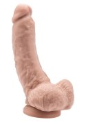 Dildo 8 inch with Balls Light skin tone