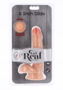 Dual Density Dildo 6 in. Balls Light skin tone