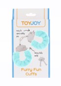 Furry Fun Cuffs Aqua