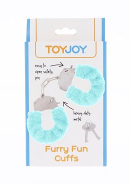 Furry Fun Cuffs Aqua