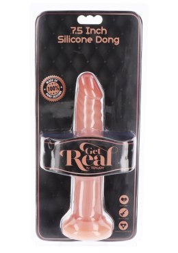 Silicone Dong 7.5 Inch Light skin tone