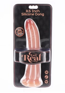 Silicone Dong 8.5 Inch Light skin tone