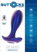 The Brave Vibrating Anal Plug Blue