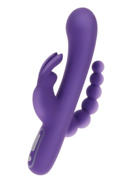 Triple Pleasure Vibrator Purple