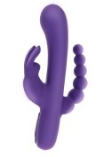 Triple Pleasure Vibrator Purple