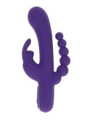 Triple Pleasure Vibrator Purple