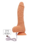 Up&Down Rotating Vibr Dildo Light skin tone