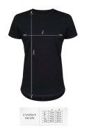 T-shirt men black L fashion