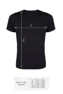 T-shirt men black L regular