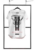 T-shirt men white XL fashion