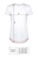 T-shirt men white XL fashion