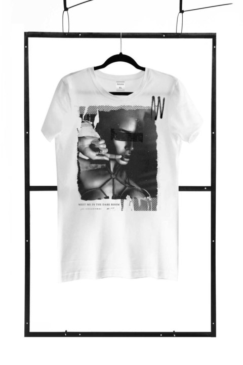 T-shirt men white XL regular