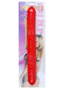 Dildo-Flexible Double Dong - Red