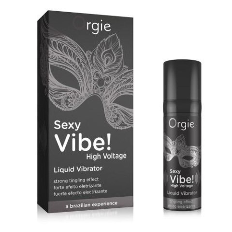 Żel-SEXY VIBE! HIGH VOLTAGE - LIQUID VIBRATOR - 15 ML