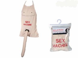 Apron with plush penis Sex machine