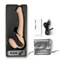 VIBRATING STRAP-ON - L - VANILLA