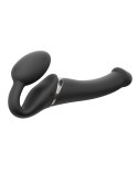 VIBRATING STRAP-ON - M - BLACK