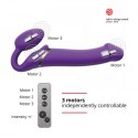 VIBRATING STRAP-ON - M - PURPLE