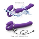 VIBRATING STRAP-ON - M - PURPLE