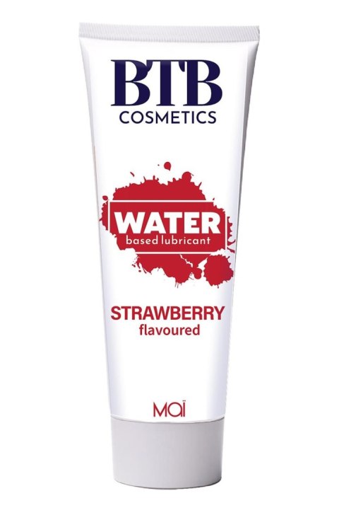 BTB WATER BASED FLAVORED STRAWBERRY LUBRICANT 100ML