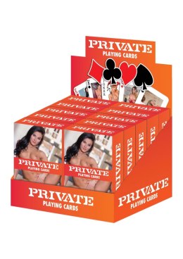 PRIVATE Playing Cards Disp 10p Multicolor