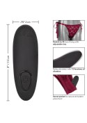 Remote Control Lace Thong Set Red