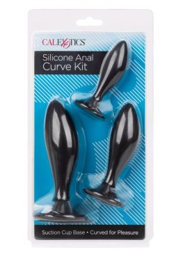 Silicone Anal Curve Kit Black