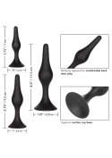 Silicone Anal Starter Kit Black