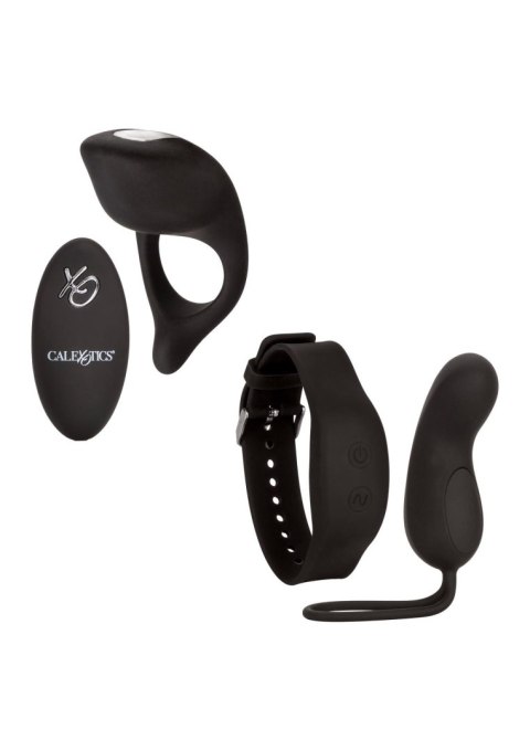 Silicone Remote Foreplay Set Black