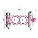 BAILE - BUNNY SNUGGLES COCK CLIT RING, 10 vibration functions