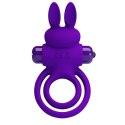 PRETTY LOVE - VIBRANT PENIS RING III 10 Functions Purple