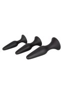 Silicone Anal Trainer Kit Black