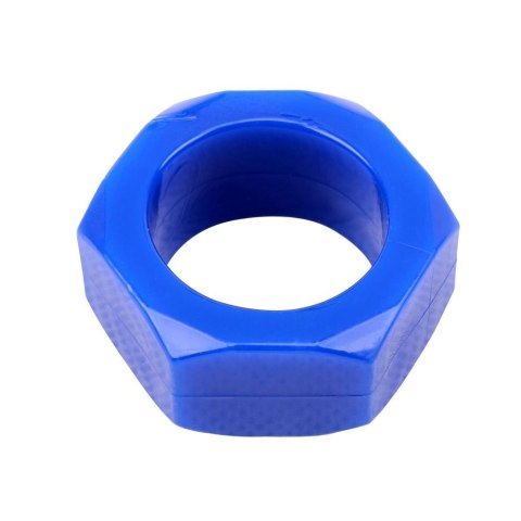 Nust Bolts Cock Ring-Blue