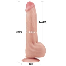 11.5'' King Sized Sliding Skin Dual Layer Dong