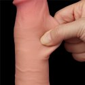 8'' Sliding Skin Dual Layer Dong Flesh