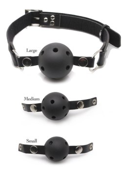 Knebel-FF BALL GAG TRAINING SYSTEM BLACK Pipedream