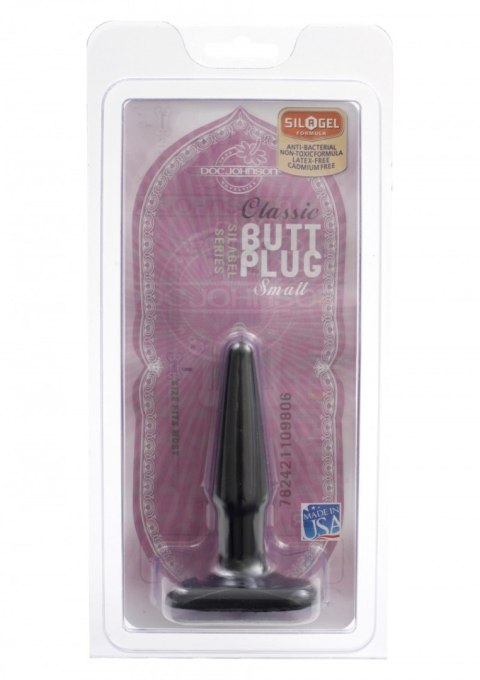 Plug-BLACK BUTT PLUG SMALL Doc Johnson