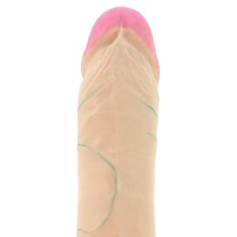 Realistyczny penis widoczne żyły przyssawka 15 cm Doc Johnson