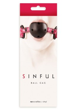 Knebel-SINFUL BALL GAG PINK NS Novelties