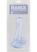 Przezroczyste duże dildo penis z przyssawką 20 cm Pipedream