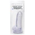 Przezroczyste duże dildo penis z przyssawką 20 cm Pipedream