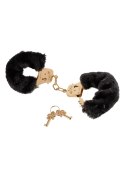 Kajdanki-FF GOLD DELUXE FURRY CUFFS Pipedream