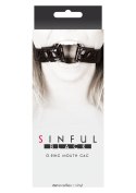 Knebel-SINFUL O-RING MOUTH GAG BLACK NS Novelties