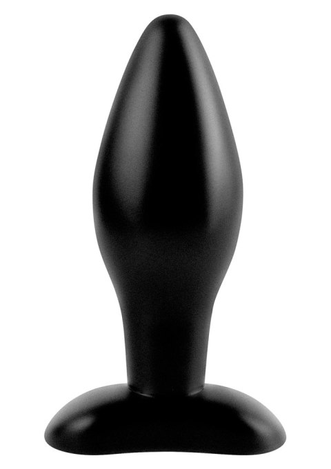 Plug-AFC- MEDIUM SILICONE PLUG BLACK Pipedream