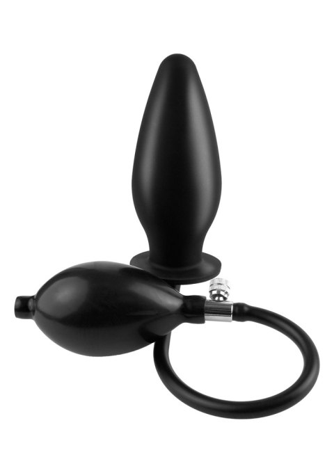 Plug-INFLATABLE SILICONE PLUG BLACK Pipedream