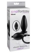 Plug-INFLATABLE SILICONE PLUG BLACK Pipedream