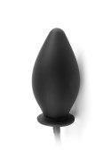 Plug-INFLATABLE SILICONE PLUG BLACK Pipedream